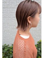 ココロ美容室&nbsp;切りっぱなしボブ×透明感ベージュ