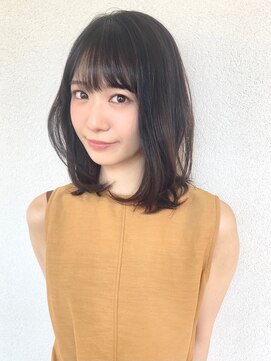 エルサフィロ ヒゴバシ(el zafiro) 【エルサフィロ 肥後橋】暗髪　ミディアムレイヤー