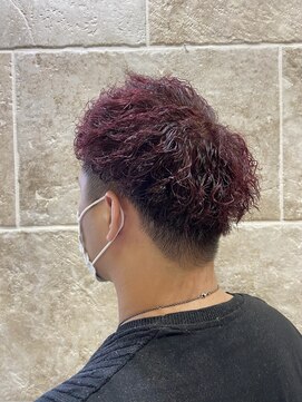 シャンティ 平岸店(Shanti) ○ハードツイスト/フェードスタイル/レッドカラー○ 菅野裕太