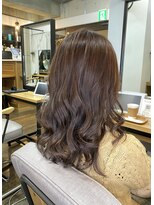 ヘアアンドメイク スタジオ ミムロ(HAIR&MAKE STUDIO MIMURO) ロングレイヤー・ミルクティーグレージュ