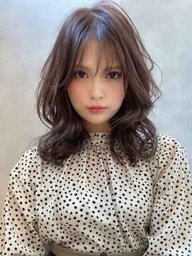 アグ ヘアー アシリ 千歳長都店(Agu hair asir) 《Agu hair》ショコラカラーの艶モテ×ヨシンモリ