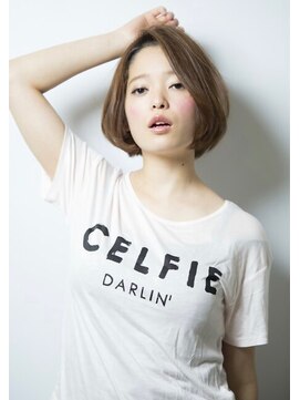 アントワープトーキョー(antwerp TOKYO) シンプルボブチェリーブラウンダークアッシュ