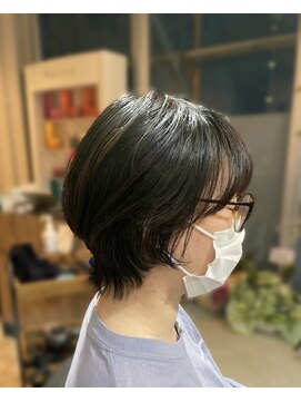 アンデイ(unday) ショートウルフ【浅草髪質改善カラー】