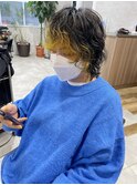 【guest style】ミニウルフ×クリームパーマ