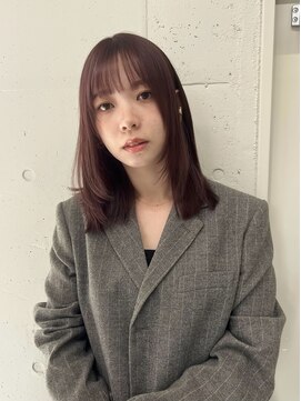 シーク 天神(SEEK) 【SEEK 緒方 芽久】チェリーレッド 顔まわりレイヤー