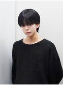 シースル　ショートウルフ　ナチュラル　マッシュ