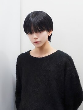 スウェル(SWELL) シースル ショートウルフ ナチュラル マッシュ