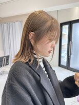 ルル(loulou)&nbsp;loulouルル ブリーチなしイルミナミルクティーベージュ 天神薬院