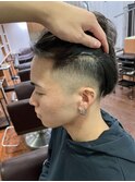 メンズカットは人気のフェードカットが◎