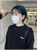 Emma ecole ハイトーンディープブルー/コンパクトショート/ボブ
