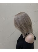 ミルクティーカラーレイヤースタイル