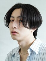 エリマバイフィフス 調布(elima by fifth) センターパートニュアンスパーマフェザーパーマコンマヘアウルフ