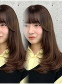 柔らかマロンベージュ/ミルクティーベージュ/レイヤーカット