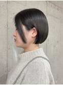 まるみ切りっぱなしボブ