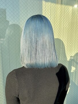 ザ オーダー(THE ORDER) 透明感水色カラー ペールブルー 寒色ブリーチカラー