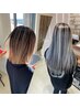 【繊細な筋感】エアタッチバレイヤージュ　白髪ぼかしにも☆