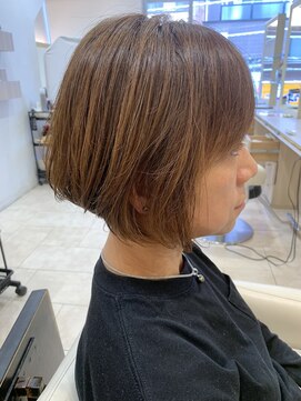 アッシュ 仙川店(Ash) 大人ナチュラルボブ前下がりボブストレートボブ30代40代50代60代