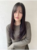 王道ロングレイヤースタイル