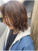クセを活かしたゆるウェーブ