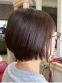 ミセス 大人可愛い20代30代40代ショートボブ アッシュカラー