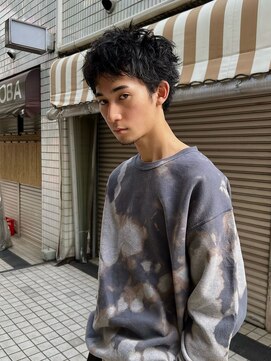 ヒュージ 表参道(huge) シャドウパーマ /フェザーショート /刈り上げないショート