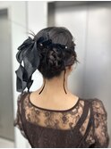 long  hair arrange