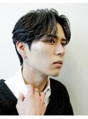 ニュアンスセンターパートシースルーセンターパートダウンパーマ