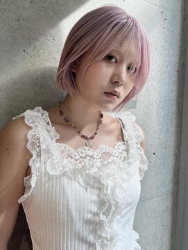 キャロルガーデンズ ボコカ 表参道(Carroll Gardens bococa) ペールピンク、ペールパープル、ボブ