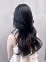 アイティーバイアルバム 下北沢店(IT by ALBUM)&nbsp;ロング暗めカラー韓国ヘア顔周りレイヤー_ba563562