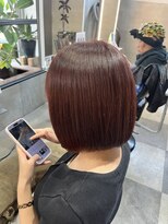 ビルズノア バイ ヤスオカ(BUILDS NOAH BY YASUOKA)&nbsp;ボブ/カラー/暖色カラー/艶カラー/トリートメント