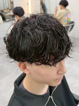 ツーダブル 豊中店(WW..) ツイストスパイラルパーマ波巻きスパイラル刈り上げマッシュ