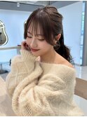 レイヤーカット/韓国レイヤー/ブラウンカラー/ヘーゼルブラウン
