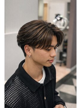 ヌードルバイコア(noodle by CoRe.gn) 韓国風ナチュラル毛流れセンターパート