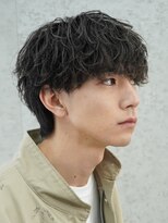 バイフィフス 原宿/表参道(by fifth) 原宿シャドウパーマメンズカットラウンドマッシュゆるめシャドウ