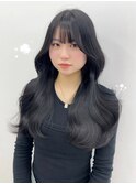 【thisis】シアーブラック/韓国風/レイヤーカット