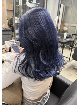シエンゴールド(CIEN gold) ブルーカラー/ブリーチ/寒色カラー#浜松駅#カラー#ブリーチ