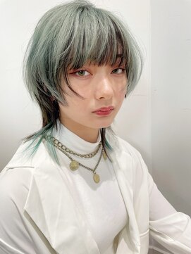 ブラウン(Brown) ミニウルフ×ハイトーンデザインカラー