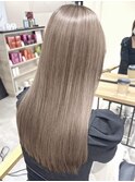 ミルクティーベージュダブルカラーインナーカラーケアブリーチ