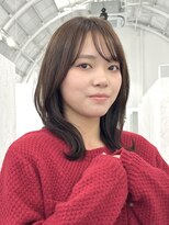 ザヘアメイクシェア(THE -HAIR MAKE SHARE-) 柔らかナチュラルの大人可愛いくびれミディ