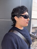 ビファインクーアヴェダ(Be fine coo AVEDA)&nbsp;ショートマレットパーマ　ちびウルフ　ウルフパーマ/