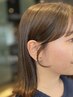 《前髪・顔まわりくせ解消》ポイント縮毛矯正+カット