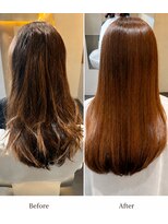 ビーアップヘアー(be:up hair)&nbsp;広がりを抑える髪質改善ロング
