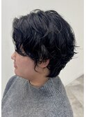 レディースショートパーマ