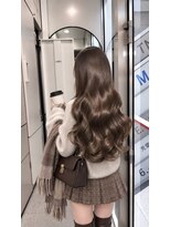 アルボ バイ ミラ 心斎橋(ARVO by MILA)&nbsp;心斎橋/レイヤーカット/ダブルカラー/ヘーゼルベージュ