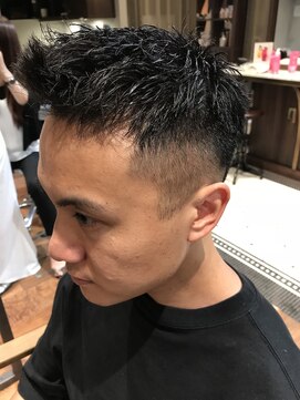 リバレッジ 広尾(Leverage) メンズバーバー風モテベリーショート