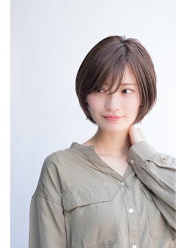 ヘアサロン ガリカ 表参道(hair salon Gallica) 小顔に見えるハンサムショートボブ