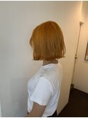 ボブ×オレンジ