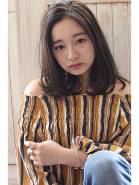 メーヴェ(Mowen) mowen前髪xセシルカットxココアブラウンxフリンジウェーブ