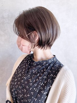 アイティー バイ アルバム 浦和店(IT by ALBUM) ナチュラルショートボブ_ショコラベージュボブルフ_ba359141