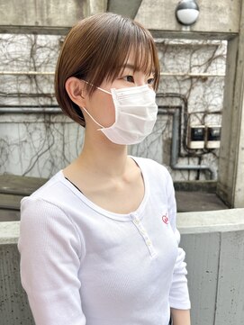 ラミエ バイ メルト 吉祥寺(lamie by melt) *滝田*まるっと小顔マッシュショート 顔まわり 似合わせカット